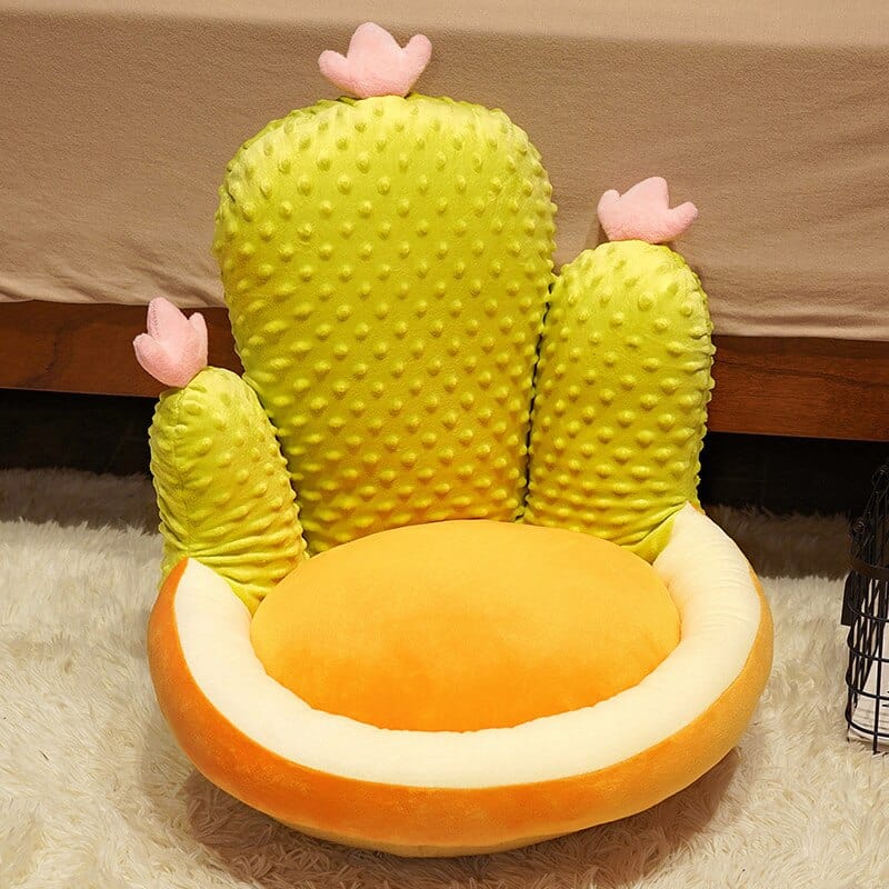 Cactus Chair Plush Pillow Blackbrdstore