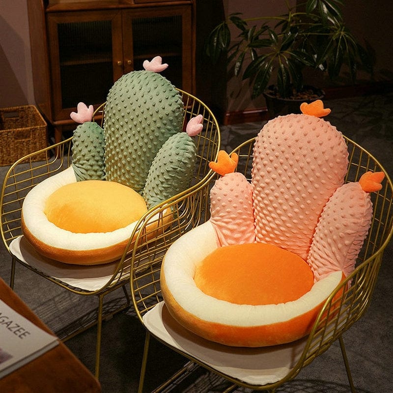Cactus Chair Plush Pillow Blackbrdstore