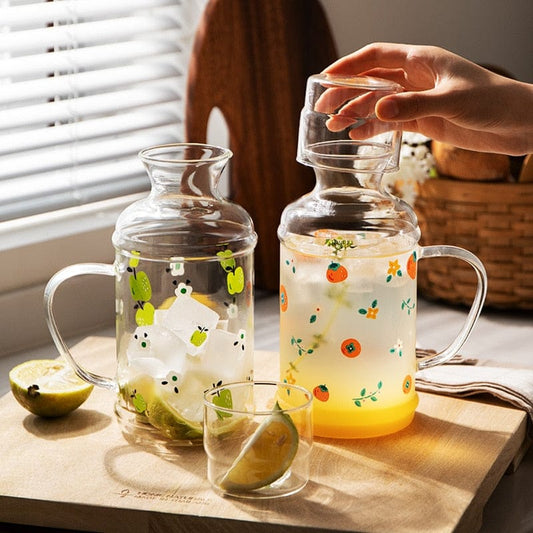 Carafe With Tumbler Cup Blackbrdstore
