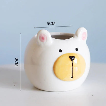 Cartoon Animal Succulent Pot Blackbrdstore