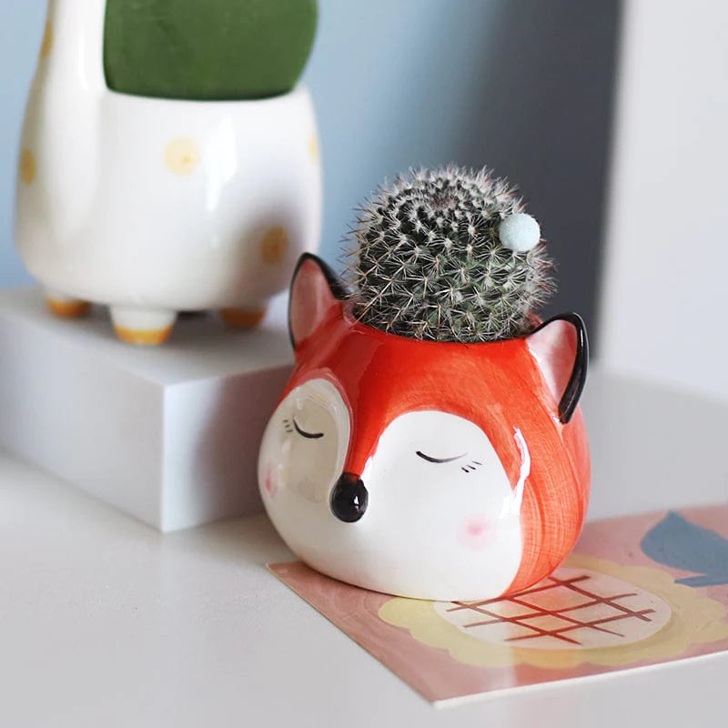 Cartoon Animal Succulent Pot Blackbrdstore