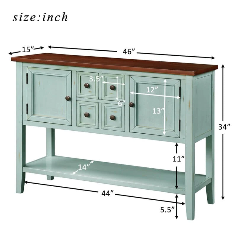 Castor Buffet Console Blackbrdstore