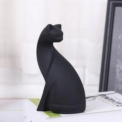 Cat Figurine Ornament Blackbrdstore