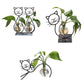 Cat Glass Planter Vase Blackbrdstore