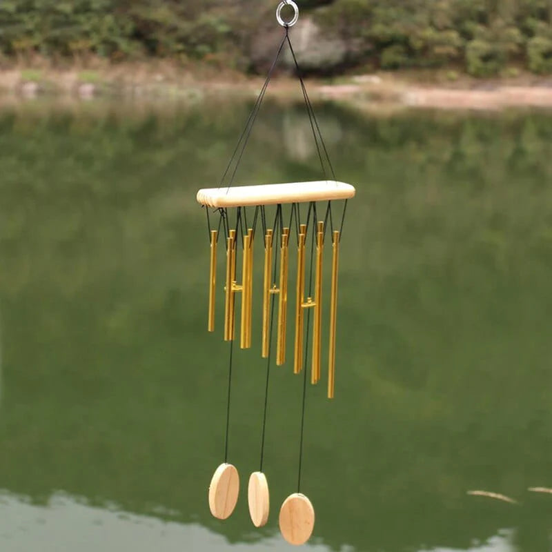 Cephei Solid Multi-metal Pipe Wind Chimes Blackbrdstore