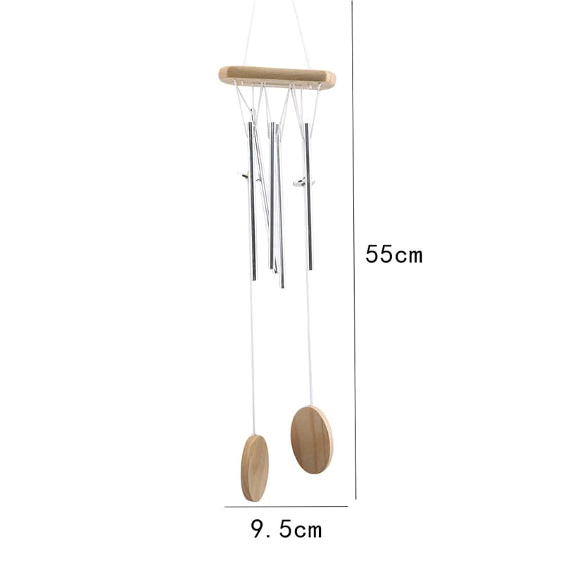 Cephei Solid Multi-metal Pipe Wind Chimes Blackbrdstore