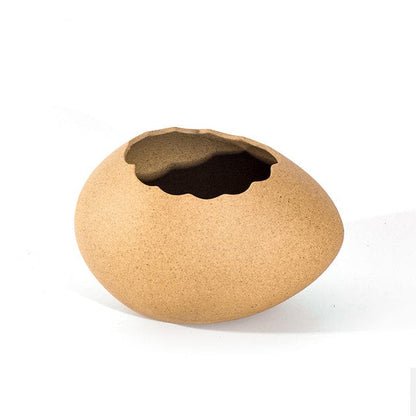 Ceramic Egg Shell Bowl Blackbrdstore