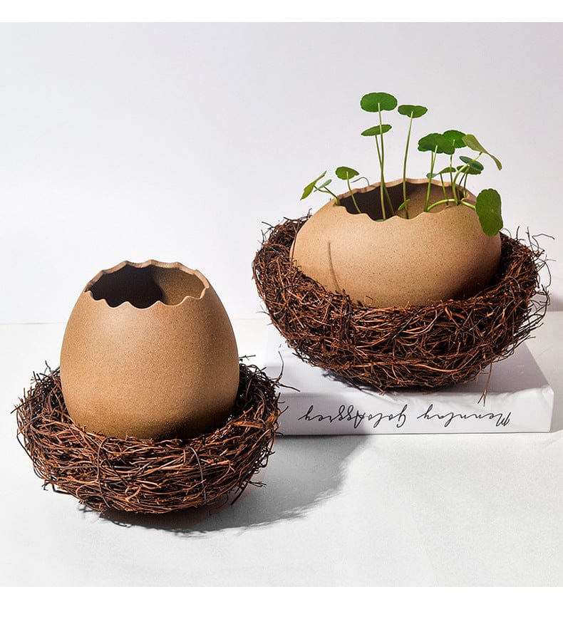 Ceramic Egg Shell Bowl Blackbrdstore
