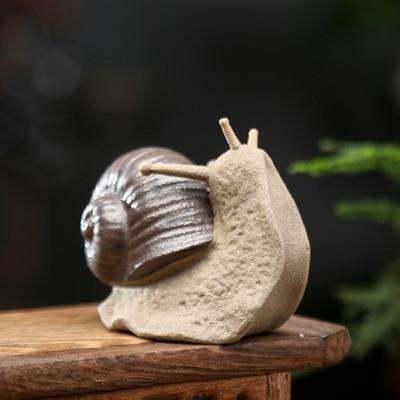 Ceramic Snail Ornaments Blackbrdstore