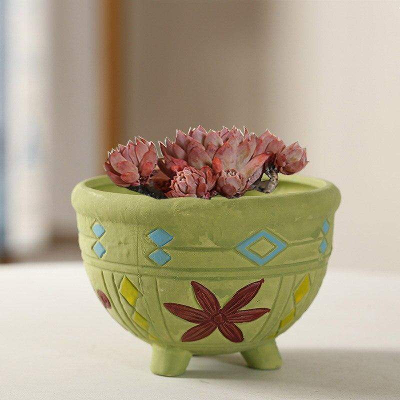 Ceramic Succulent Pots Blackbrdstore