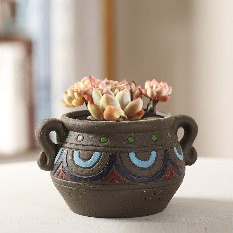 Ceramic Succulent Pots Blackbrdstore