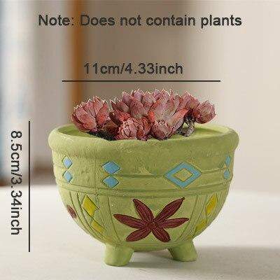 Ceramic Succulent Pots Blackbrdstore