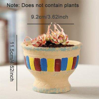 Ceramic Succulent Pots Blackbrdstore