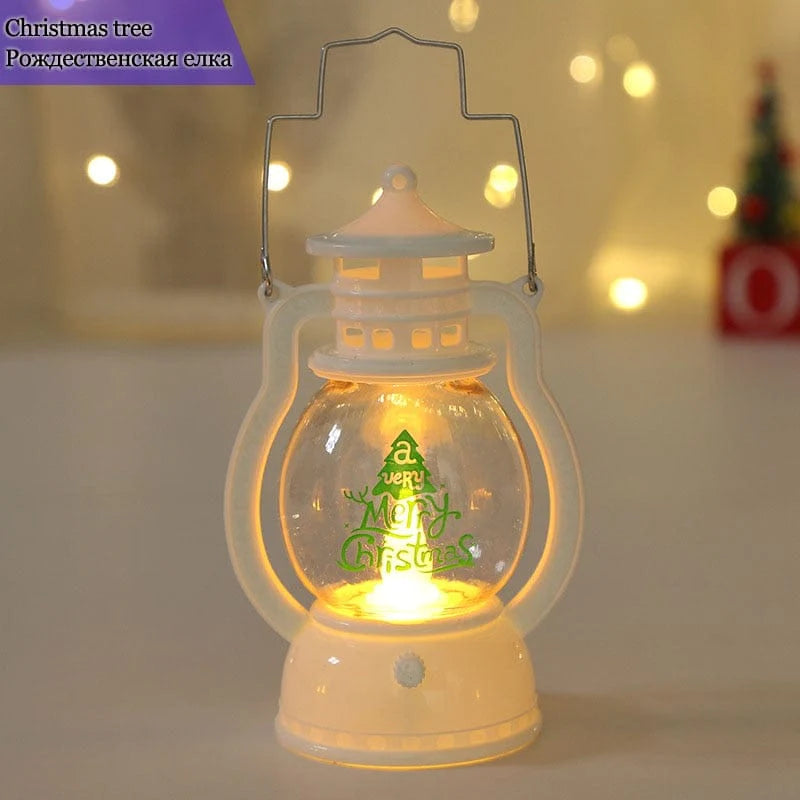 Christmas Candle Lantern Blackbrdstore