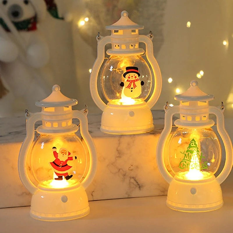 Christmas Candle Lantern Blackbrdstore