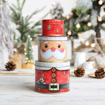Christmas Candy Box with Three Layers Blackbrdstore