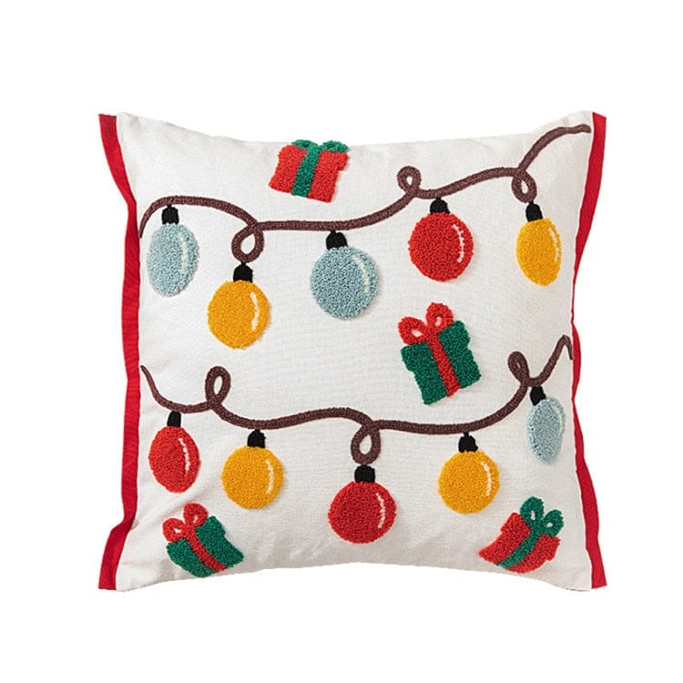 Christmas Embroidery Pillow Covers Blackbrdstore