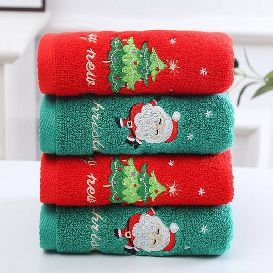 Christmas Hand Towel Blackbrdstore