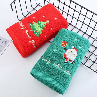 Christmas Hand Towel Blackbrdstore