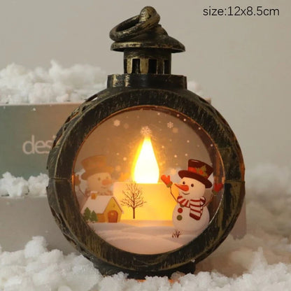 Christmas LED Lantern Blackbrdstore