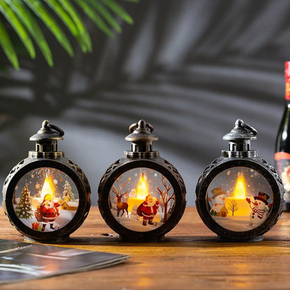 Christmas LED Lantern Blackbrdstore