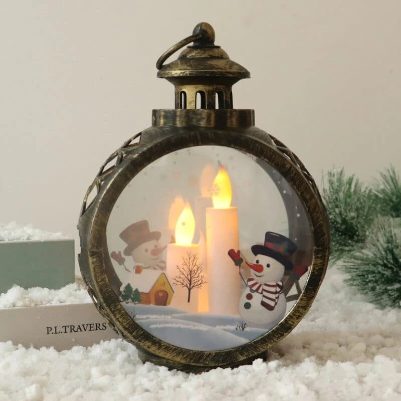 Christmas LED Lantern Blackbrdstore