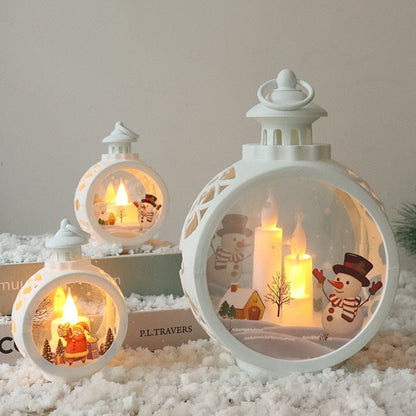 Christmas LED Lantern Blackbrdstore