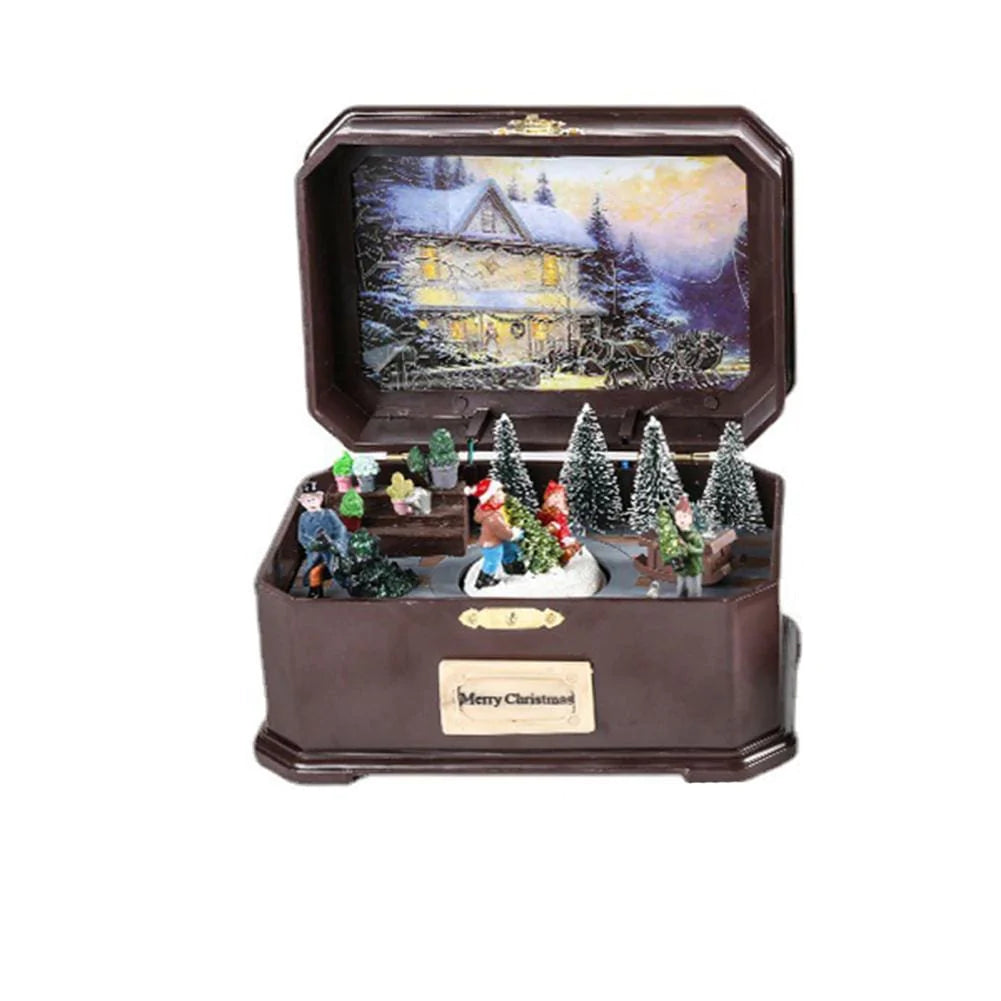 Christmas Music Box Blackbrdstore