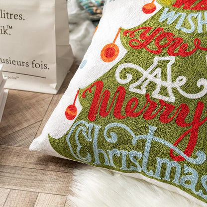 Christmas Tree Cushion Cover Blackbrdstore