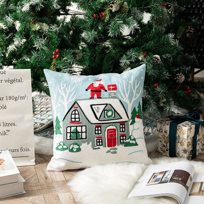 Christmas Tree Cushion Cover Blackbrdstore