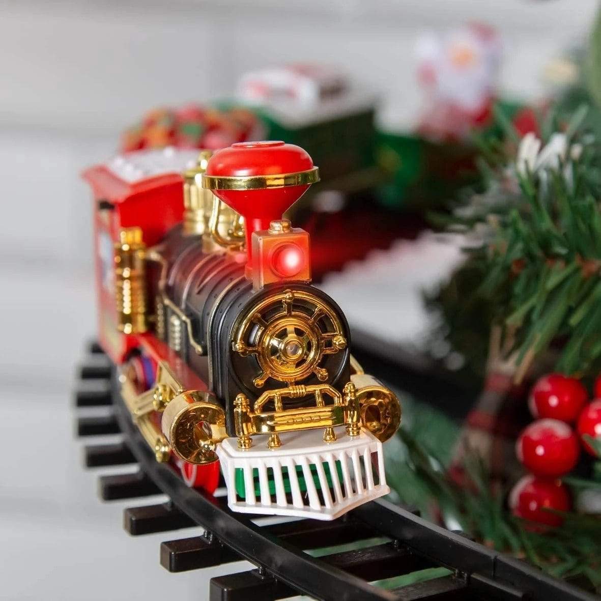 Christmas Tree Train Toy Blackbrdstore