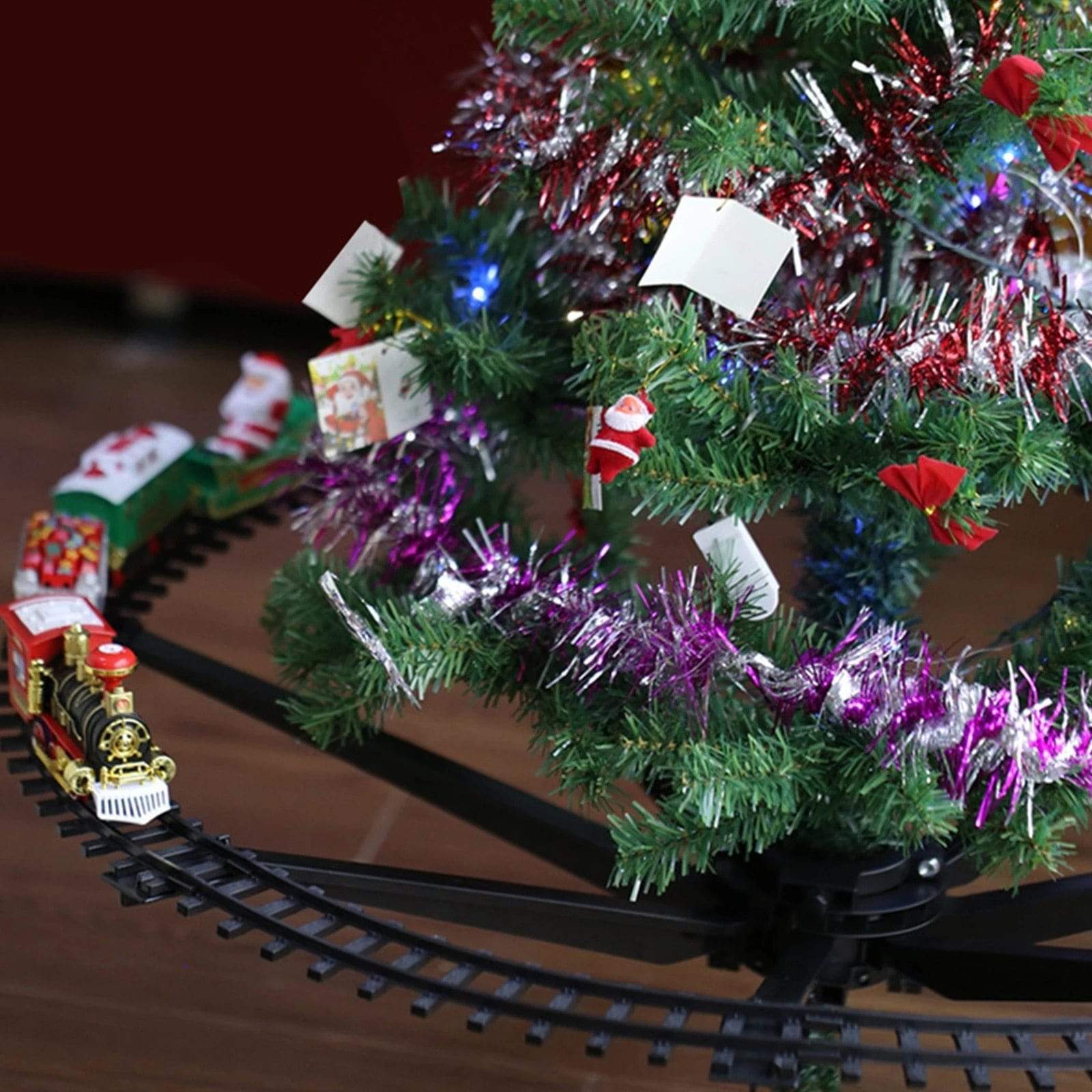 Christmas Tree Train Toy Blackbrdstore