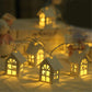 Christmas Village LED Fairy Lights Blackbrdstore