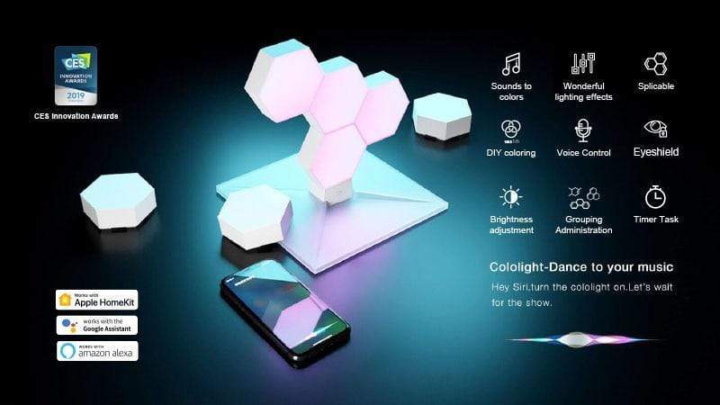 Cololight Plus Honeycomp Lamp Blackbrdstore