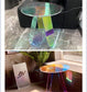 Colorful Acrylic Coffee Table Blackbrdstore