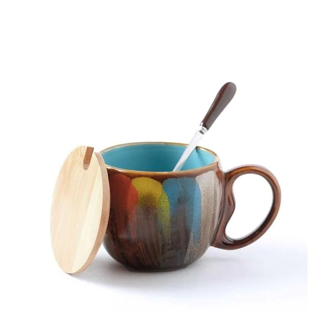 Colorful Ceramic Mug Blackbrdstore
