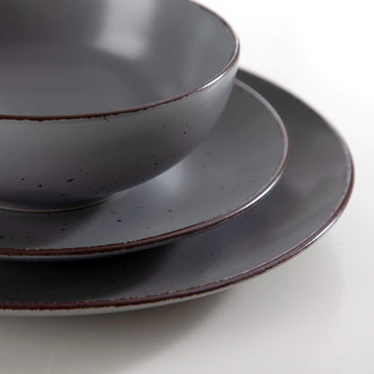 Colt Grey Stoneware Tableware Set Blackbrdstore