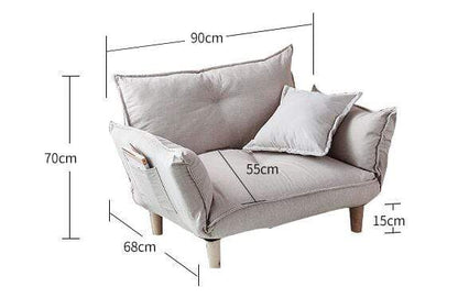 Convertible Adjustable Sofa Couch Seat Blackbrdstore