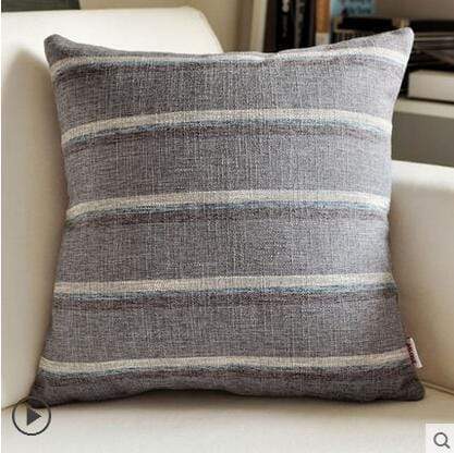 Country Lattice Stripes Cushion Covers Blackbrdstore