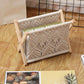 Country Style Cotton Rope Magazine Rack Blackbrdstore
