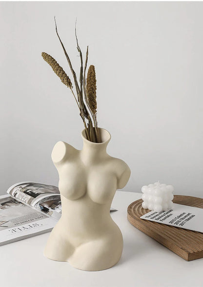 Creative Woman Body Vase Blackbrdstore