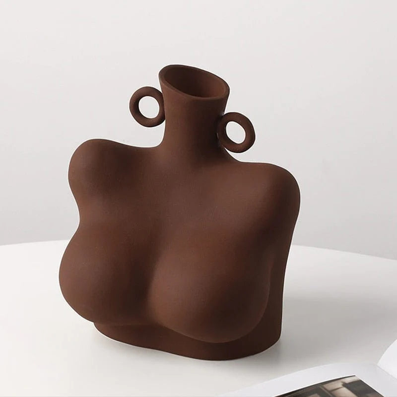 Creative Woman Body Vase Blackbrdstore