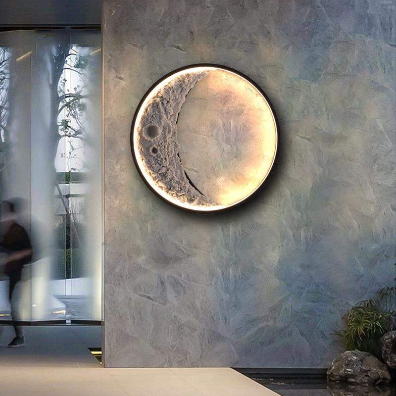 Crescent Moon Outdoor Wall Lamp Blackbrdstore