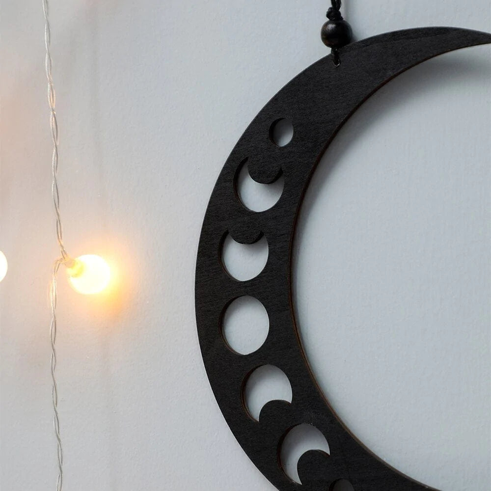 Crescent Moon Phase With Tassels Blackbrdstore