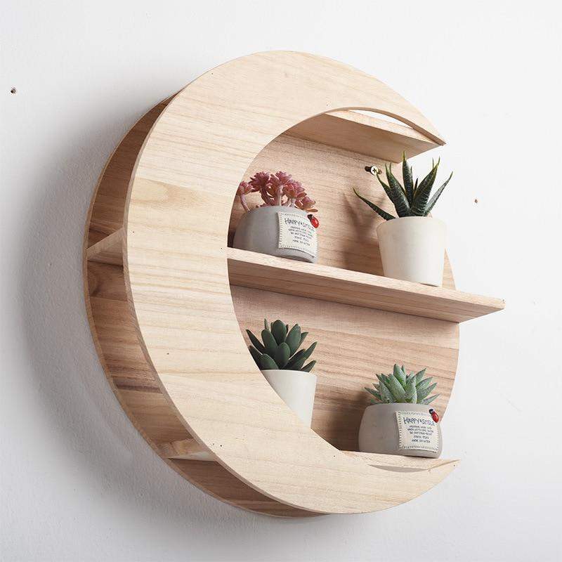 Crescent Moon Shelf Blackbrdstore