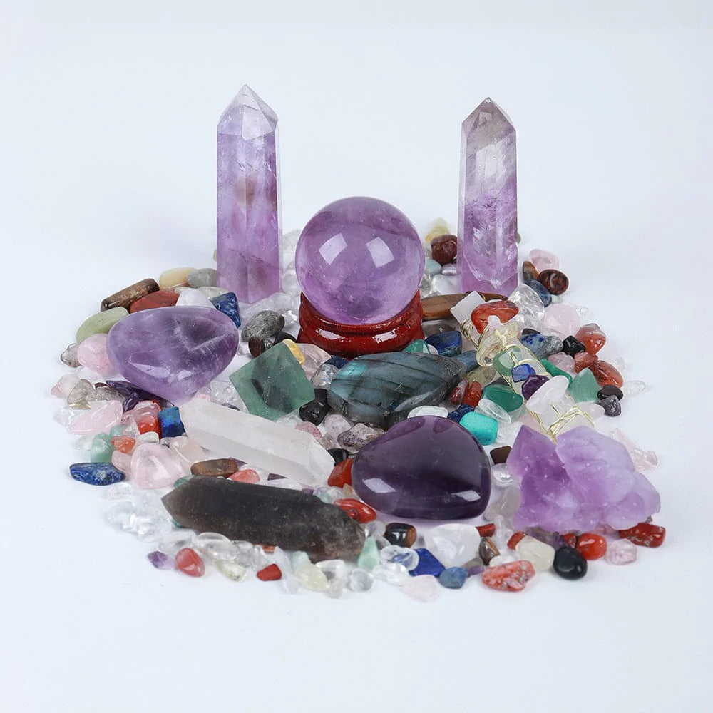 Crystal Healing Gift Box Blackbrdstore