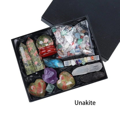 Crystal Healing Gift Box Blackbrdstore