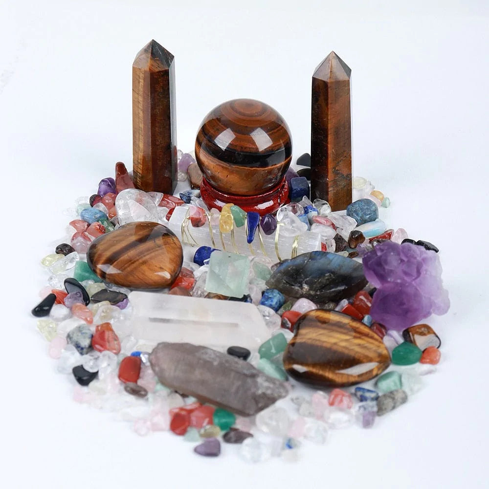 Crystal Healing Gift Box Blackbrdstore