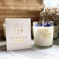 Crystal Stone Candles Glass Cup Blackbrdstore