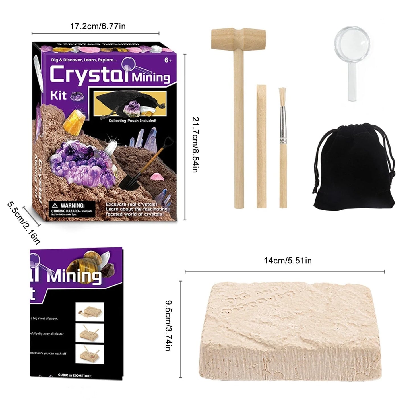 Crystals Mining Kit Blackbrdstore